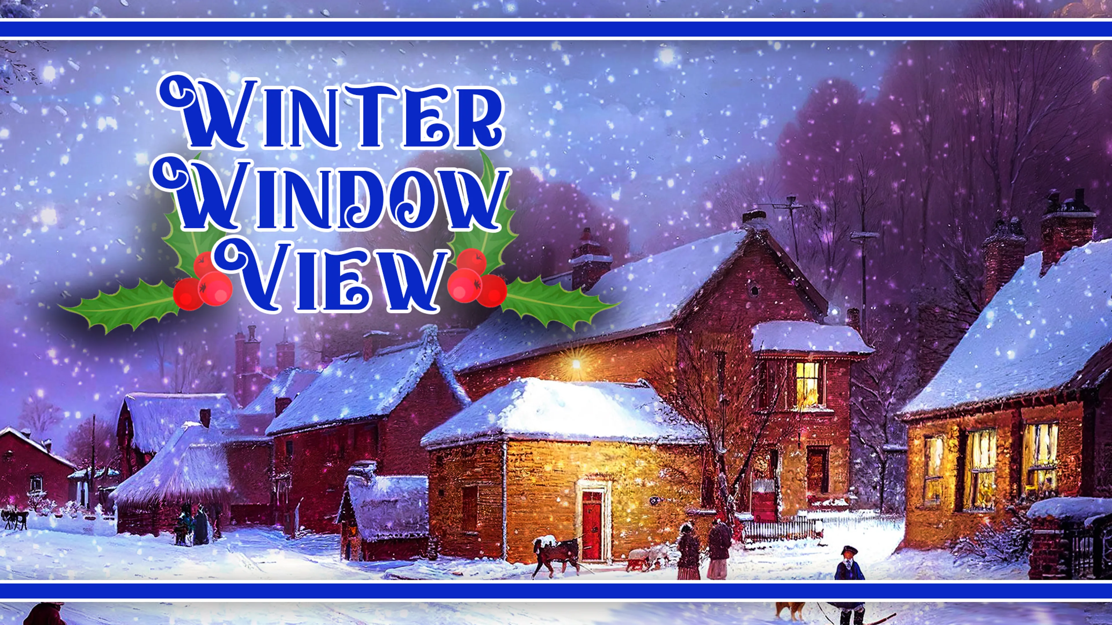 Winter Window View poster